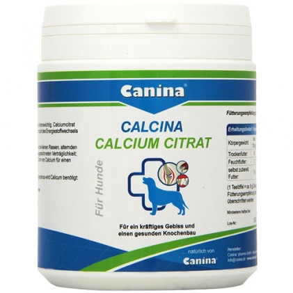 Canina Calcina Calcium Citrat для ослабленных и стареющих собак