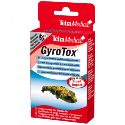 Tetra Medical GyroTox лекарственный препарат сдля пресноводных и морких декоративных рыб