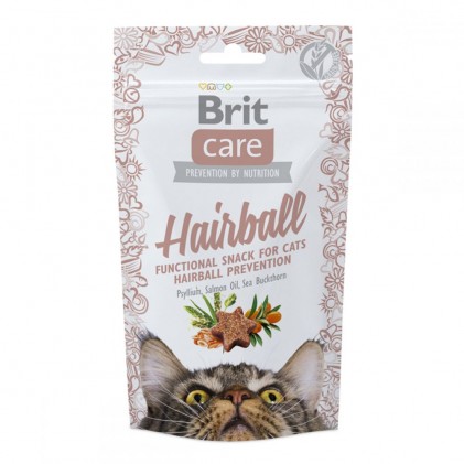 Brit Care Cat Snack Hairball Лакомство для кошек с уткой