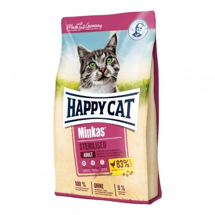 Happy Cat Minkas Sterilised Geflugel Сухой корм для стерилизованных кошек с птицей
