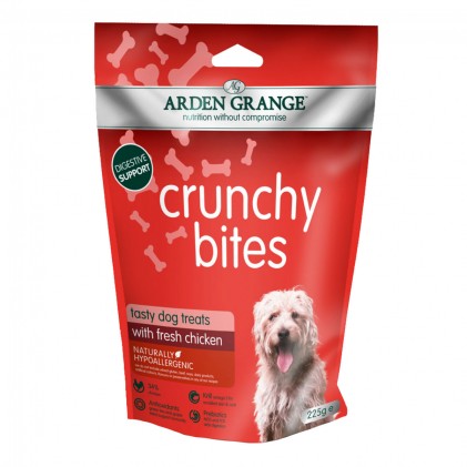 Arden Grange Crunchy Bites Digestive Support with chicken Лакомства для собак с курицей