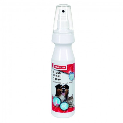 Beaphar Fresh Breath Spray Спрей для чистки зубов и свежего дыхания у кошек и собак