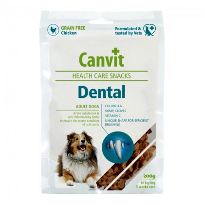 Canvit Dental Snack Лакомства для ухода за зубами собак