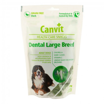 Canvit Dental Large Breed Лакомства для собак крупных пород с уткой