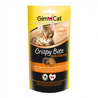 GimCat Crispy Bits Multi-Vitamin Лакомства для кошек с мультивитаминным комплексом