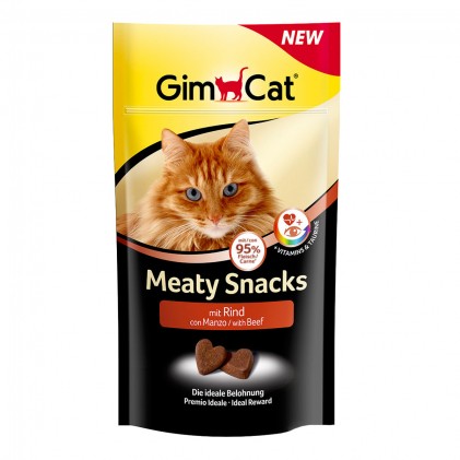 GimCat Meaty Snacks Beef Лакомства для кошек с говядиной