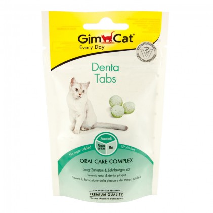 GimCat Every Day Denta Tabs Лакомства для кошек Здоровья зубов
