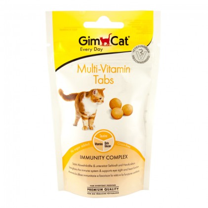 GimCat Every Day Multi-Vitamin Tabs Лакомства для кошек Мультивитамин