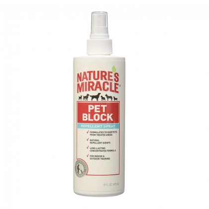 Natures Miracle Pet Block Repellent Spray Cпрей для защита предметов обихода (собаки)