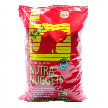 Nutra Nuggets Cat Hairball Control Formula Сухой корм для кошек вывод шерсти