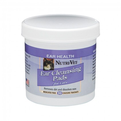 Nuti Vet Ear Cleansing Pads Влажные салфетки для гигиены ушей у кошек